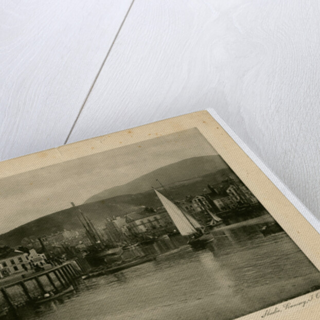 Ramsey Harbour looking towards Market Square by George Bellett Cowen