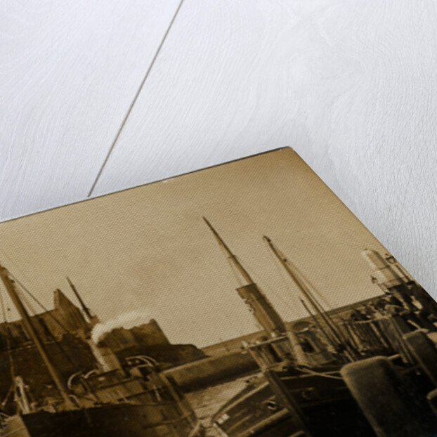 Steam Drifter 'Manx Bride' at Peel by George Goodwin