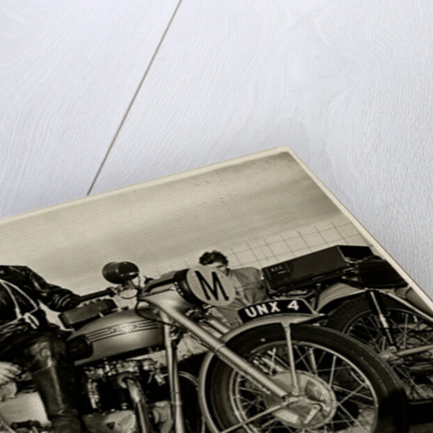 Travelling TT (Tourist Trophy) Marshal, one of the first to be radio equipped, 1956 by T.M. Badger