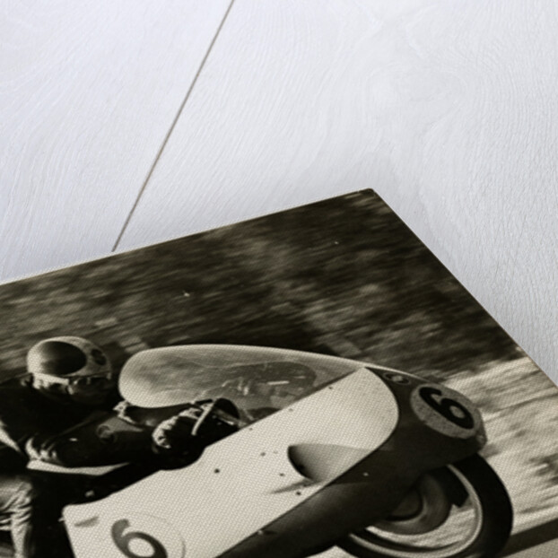 Liberati (?), TT (Tourist Trophy) rider riding as number 6 by T.M. Badger