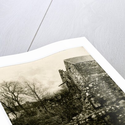 Study of woman gathering wood alongside a stream by George Bellett Cowen