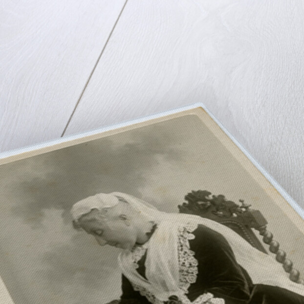 Mrs Eleanor Paton seated at a desk by George Bellett Cowen