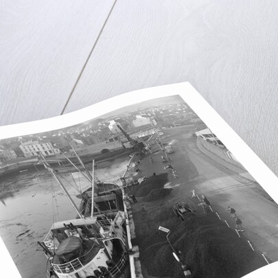 Castletown Coal Boat for Harbour Board, Castletown Harbour by Manx Press Pictures