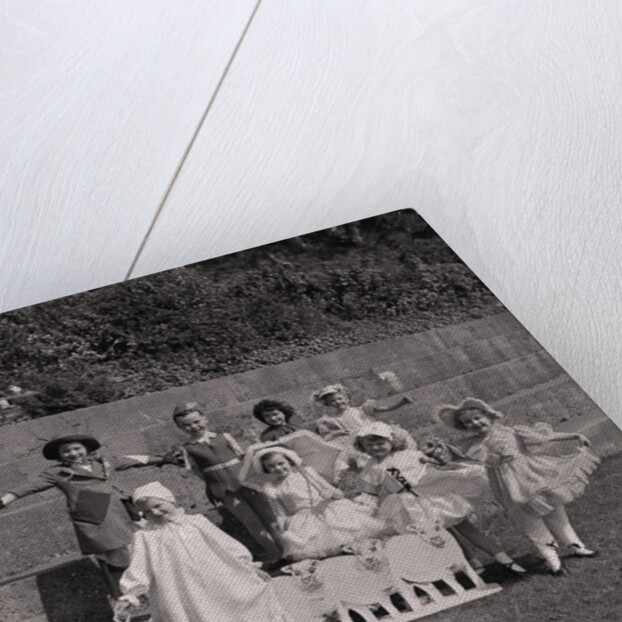 Guild children dancing by Manx Press Pictures