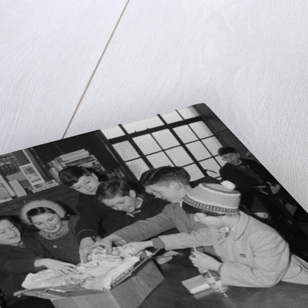 Folks League Christmas prizes at The Isle of Man Times Office by Manx Press Pictures