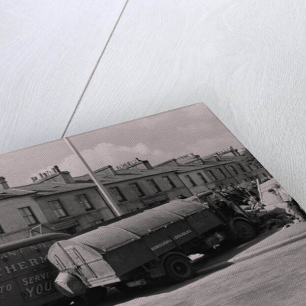 Dustcart road accident, Circular Road, Douglas by Manx Press Pictures