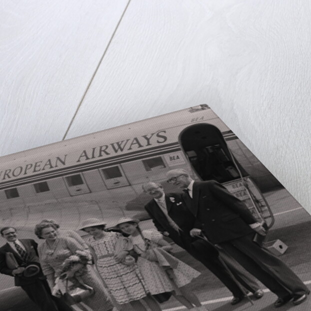 Sir Ronald Herbert Garvey, the new Lieutenant Governor, arrives at Ronaldsway airport by Manx Press Pictures