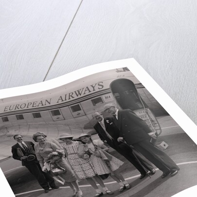 Sir Ronald Herbert Garvey, the new Lieutenant Governor, arrives at Ronaldsway airport by Manx Press Pictures