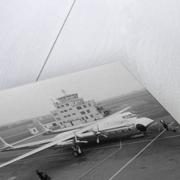 Argosy transport, Ronaldsway Airport by Manx Press Pictures