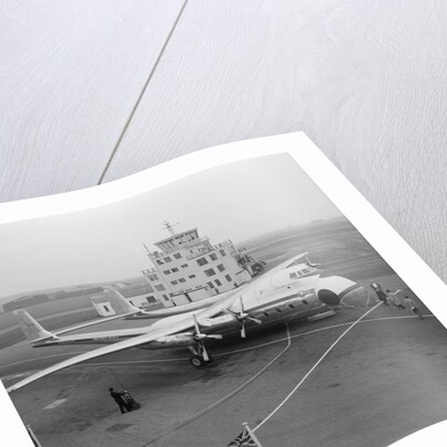 Argosy transport, Ronaldsway Airport by Manx Press Pictures