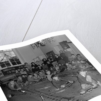 Toy trains, Foxdale School by Manx Press Pictures