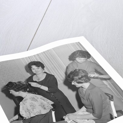 Hairdressing demonstration, Fort Anne by Manx Press Pictures