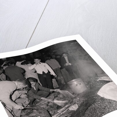 Belle Vue hotel beach barbeque, Port Erin by Manx Press Pictures