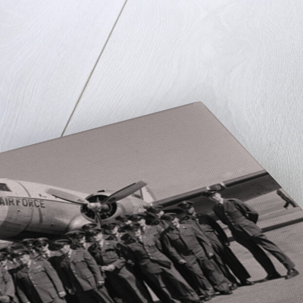 USA jive band arrives at Ronaldsway airport by Manx Press Pictures