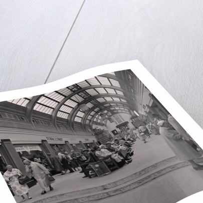 Visitors under the arcade, Douglas by Manx Press Pictures