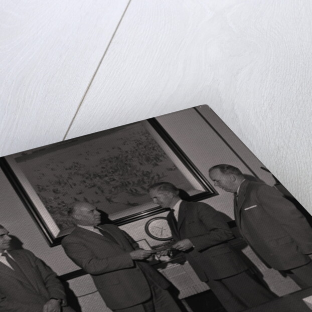 TV All Stars Cheque to Chief Constable at Tourist Board by Manx Press Pictures