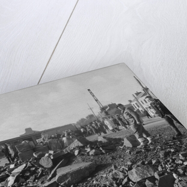 Storm damage, Castletown by Manx Press Pictures