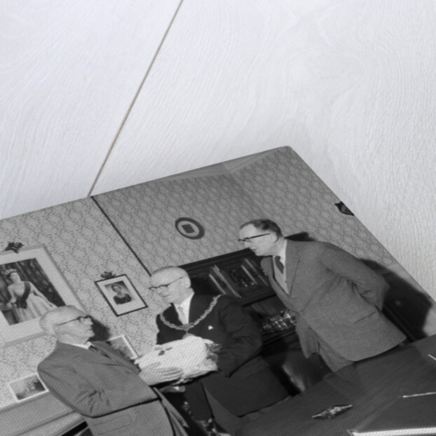 Cake presentation by the Mayor, Isle of Man by Manx Press Pictures