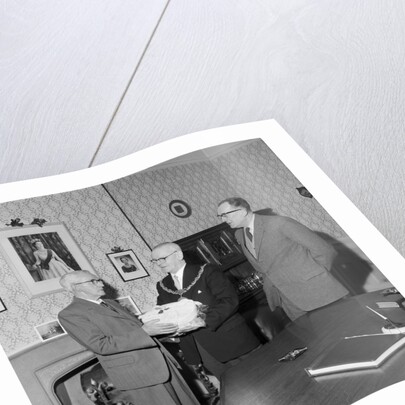 Cake presentation by the Mayor, Isle of Man by Manx Press Pictures