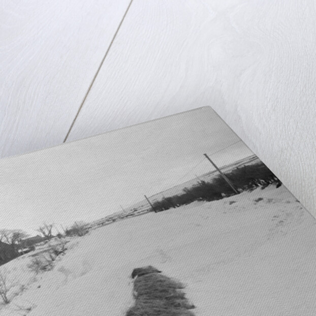 Snow drifts, St Johns by Manx Press Pictures