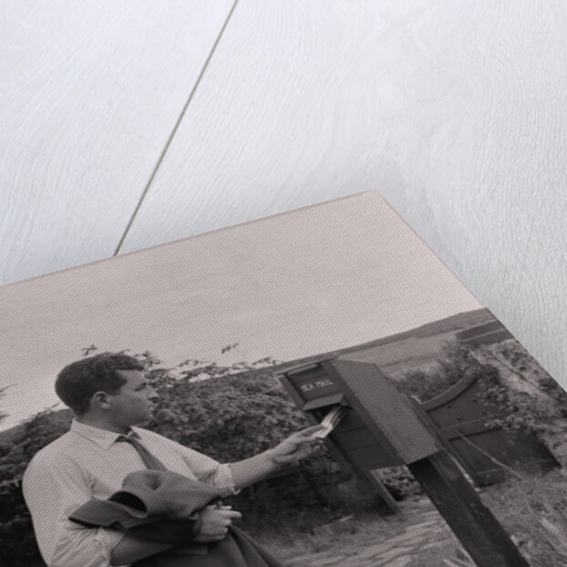 Terry Cringle on the Calf of Man by Manx Press Pictures