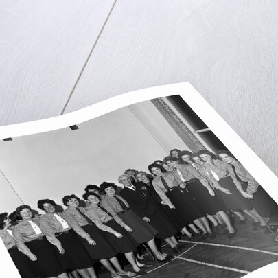 Lady Baden-Powell, Chief Girl Guide for Britain at Onchan Girl Guides by Manx Press Pictures