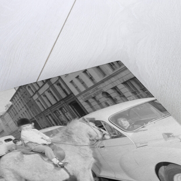 'Straight from the Horses Mouth', asdvertisement for Central Motors, Athol Street, Douglas by Manx Press Pictures