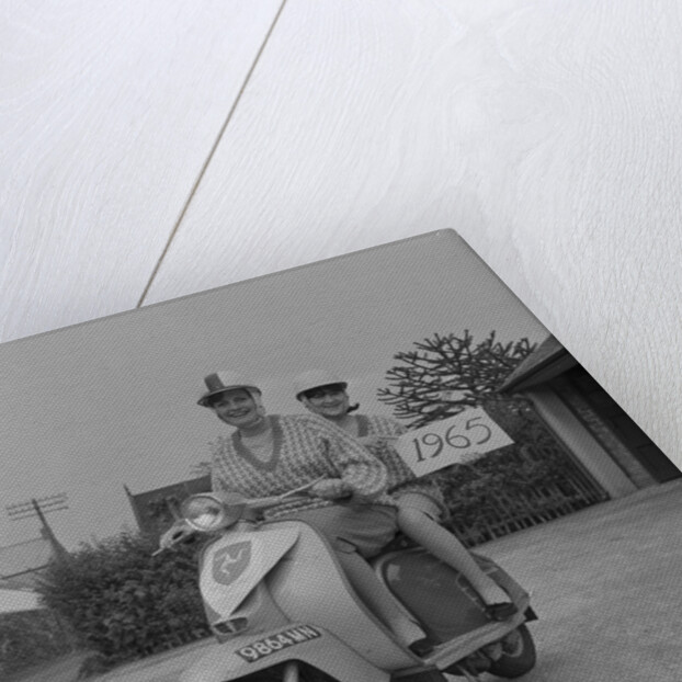 1965 Scooter Girls, Isle of Man by Manx Press Pictures