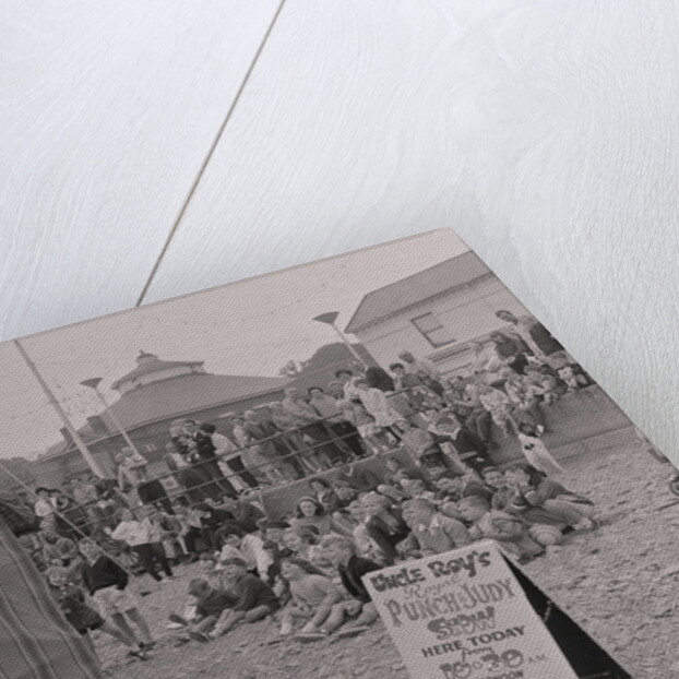 Punch and Judy on Douglas beach by Manx Press Pictures
