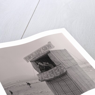 Punch and Judy on Douglas beach by Manx Press Pictures