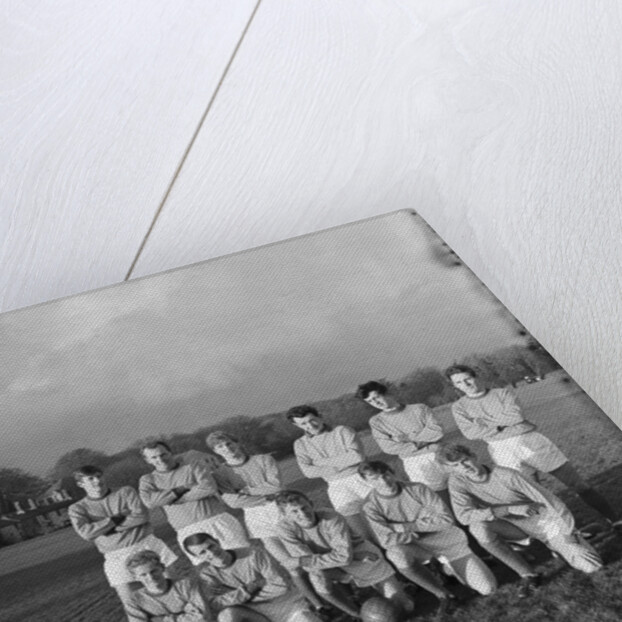 Men's football team, Cup Final, New Year's Day, Isle of Man by Manx Press Pictures
