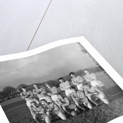 Men's football team, Cup Final, New Year's Day, Isle of Man by Manx Press Pictures