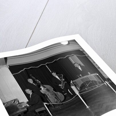 Band at the Belle Vue, Isle of Man by Manx Press Pictures