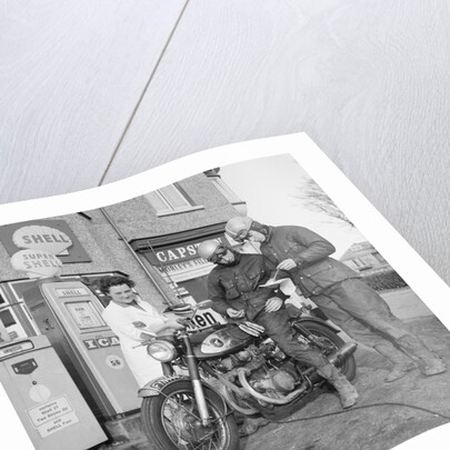 Honda 450 motor cycle, Isle of Man by Manx Press Pictures