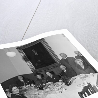 House of Industry tea with Lieutenant Governor Sir Peter Hyla Gawne Stallard (?) by Manx Press Pictures