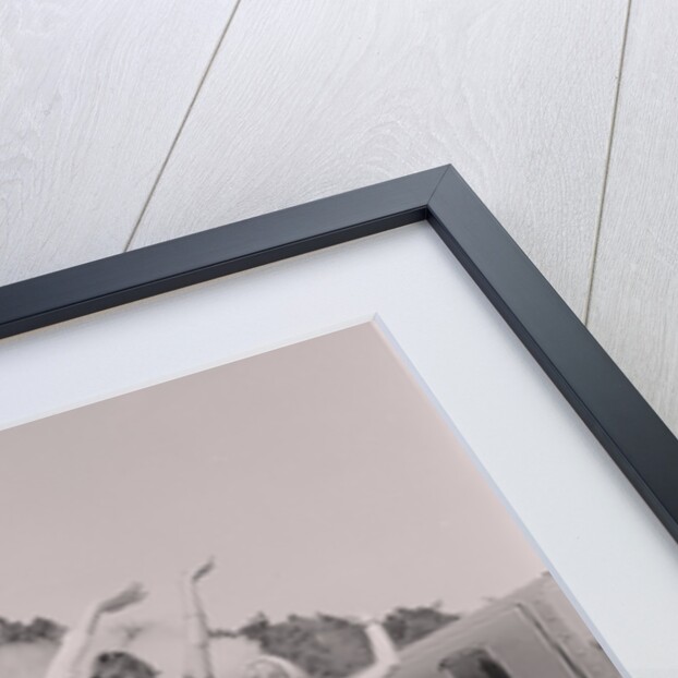 Show-girls on steam train by Manx Press Pictures