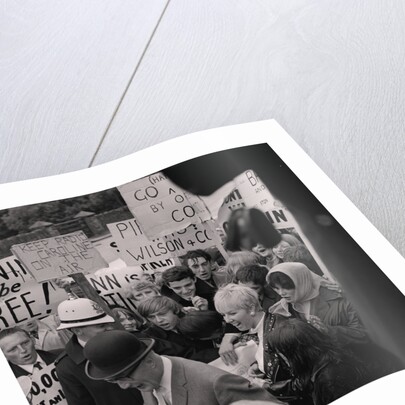 Lord Stoneham Radio Caroline demonstration by Manx Press Pictures