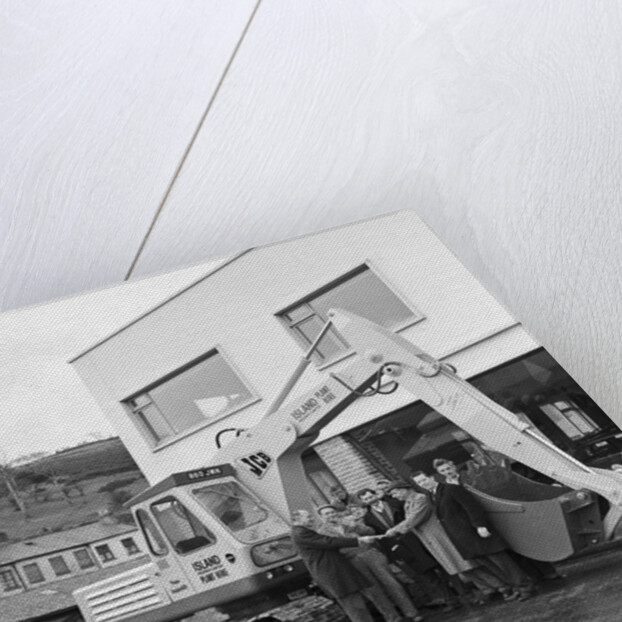 New JCB digger, EB Christians, Isle of Man by Manx Press Pictures