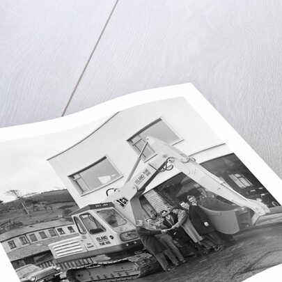 New JCB digger, EB Christians, Isle of Man by Manx Press Pictures