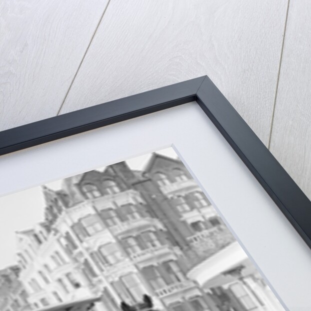 Travel agents on horse tram, Douglas Promenade by Manx Press Pictures