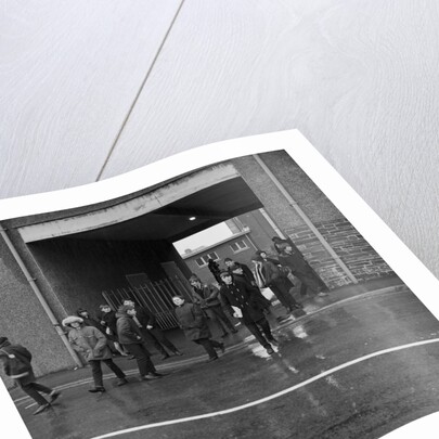 Children leaving High School, Isle of Man by Manx Press Pictures