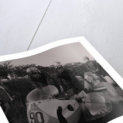 Ernie Leece, TT sidecar competitor by Manx Press Pictures