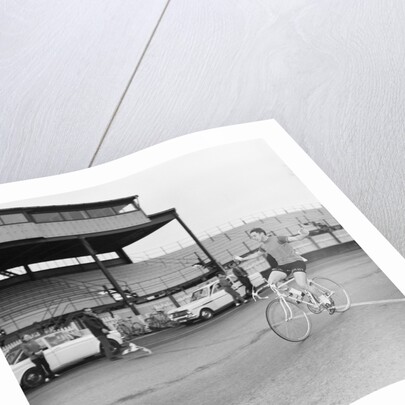 Nigel Dean, cycle race winner, Isle of Man by Manx Press Pictures