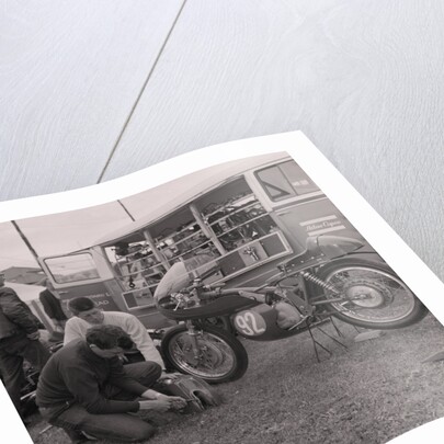 Atlas Copco in the pits, TT races by Manx Press Pictures