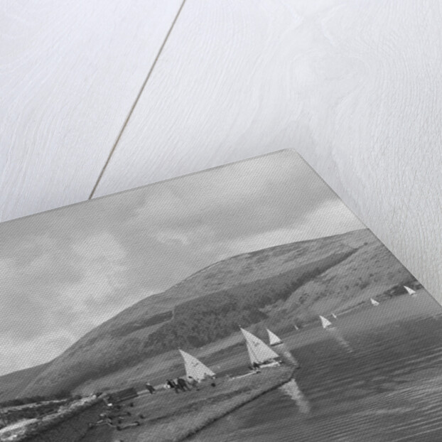 Yachts on Baldwin Reservoir by Manx Press Pictures