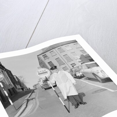 Isle of Man's first 'lollipop man' by Manx Press Pictures