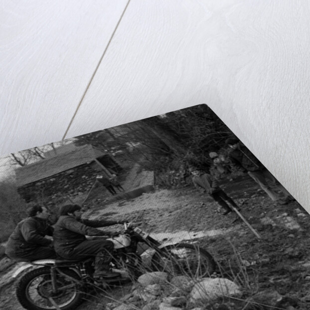 Motor Cycle Trial, Dalby by Manx Press Pictures