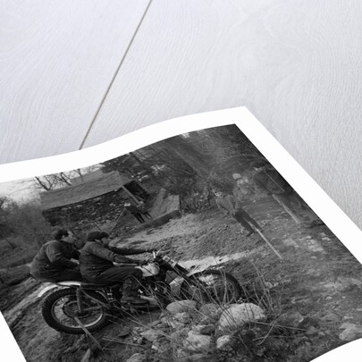 Motor Cycle Trial, Dalby by Manx Press Pictures