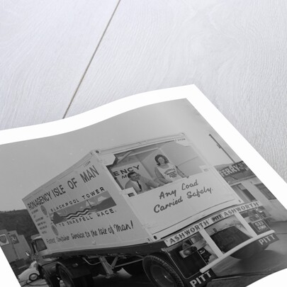 Miss Isle of Man in container by Manx Press Pictures