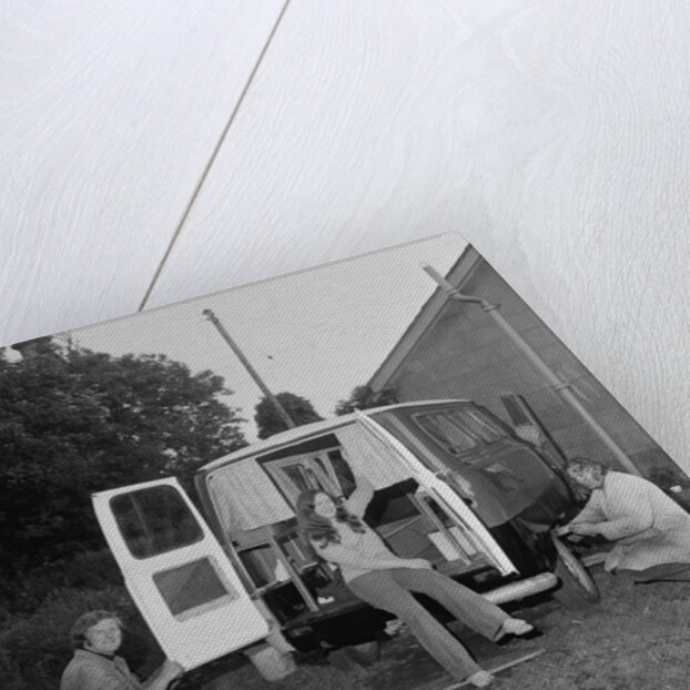 Homemade caravan by Manx Press Pictures